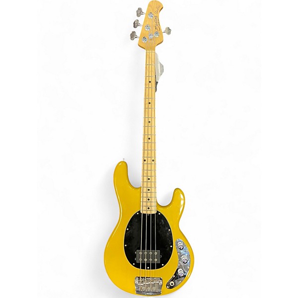 Used Sterling by Music Man Ray24CA Yellow Electric Bass Guitar