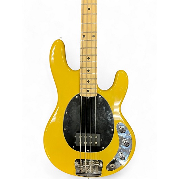 Used Sterling by Music Man Ray24CA Yellow Electric Bass Guitar