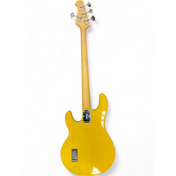 Used Sterling by Music Man Ray24CA Yellow Electric Bass Guitar