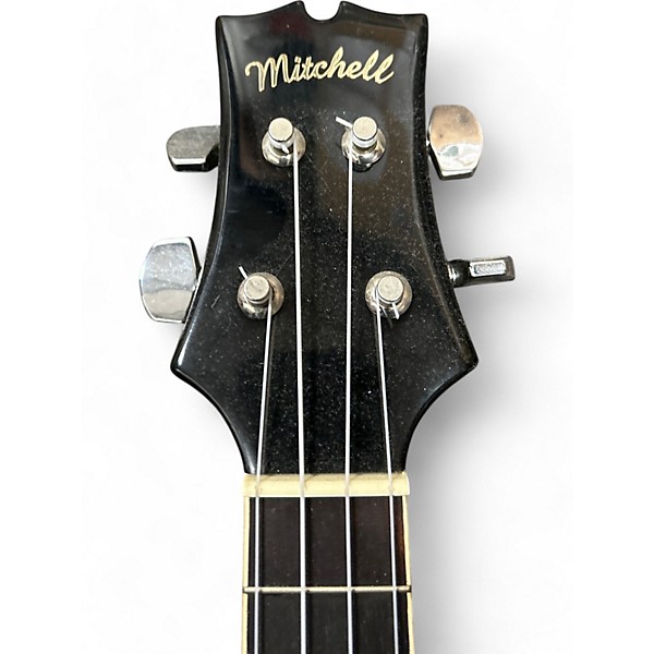 Used 2020s Mitchell MU75 Concert Black Ukulele