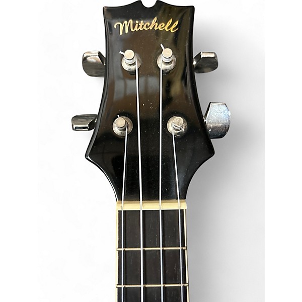 Used 2020s Mitchell MU75 Concert Black Ukulele