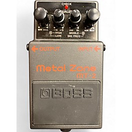 Used BOSS MT2 Metal Zone Distortion Effect Pedal