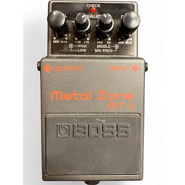 Used BOSS MT2 Metal Zone Distortion Effect Pedal