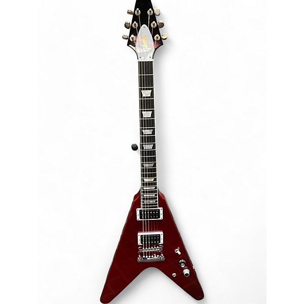 Used Gibson Used Gibson Flying V Robot Metallic Red Solid Used Gibson Used Gibson Flying V Robot Metallic Red Solid