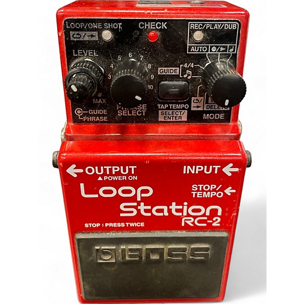 Used BOSS RC2 Loop Station Pedal