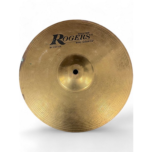 Used Rogers 12in Brass Splash Cymbal