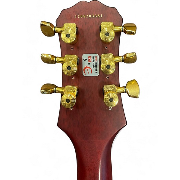 Used Epiphone Prophecy Les Paul Custom Plus Wine Red Solid Body Electric Guitar