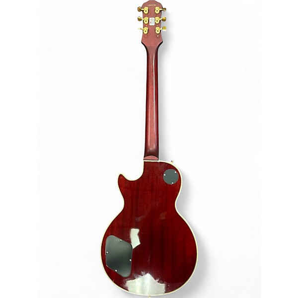 Used Epiphone Prophecy Les Paul Custom Plus Wine Red Solid Body Electric Guitar