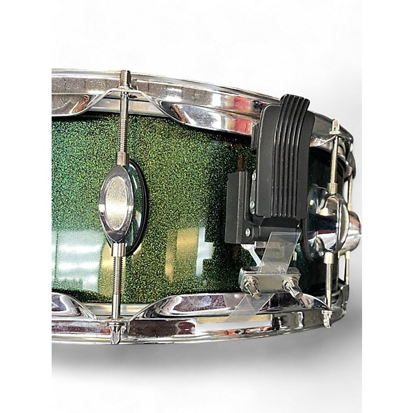 Used SPL 14in UNITY II GREEN SPARKLE Drum