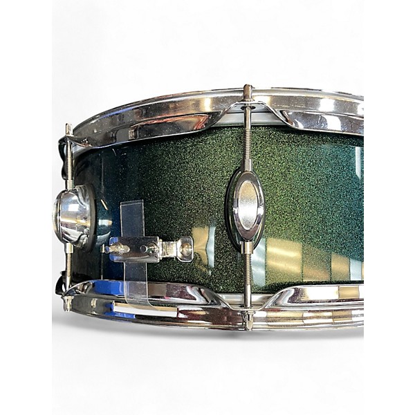 Used SPL 14in UNITY II GREEN SPARKLE Drum