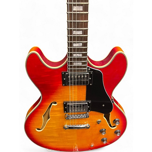 Used Sire  H7 Larry Carlton Cherry Sunburst Hollow Body Electric Guitar