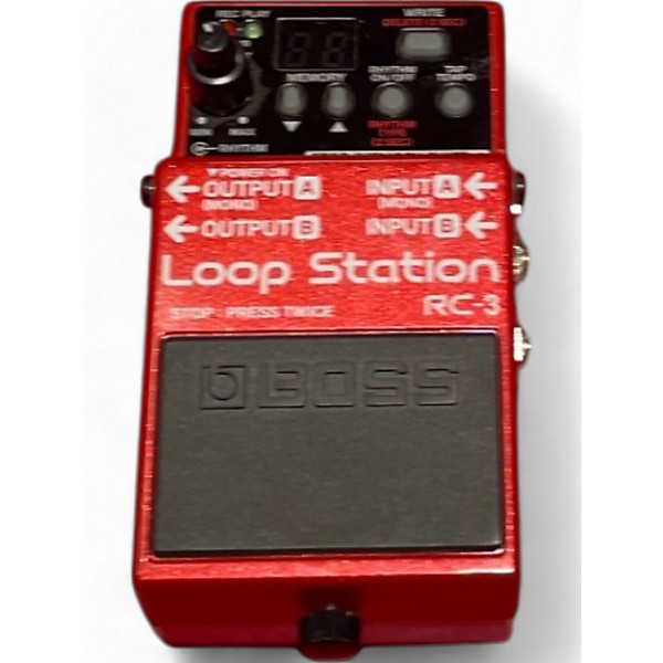 Used BOSS RC3 Loop Station Pedal