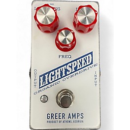 Used Greer Amplification lightspeed overdrive Effect Pedal