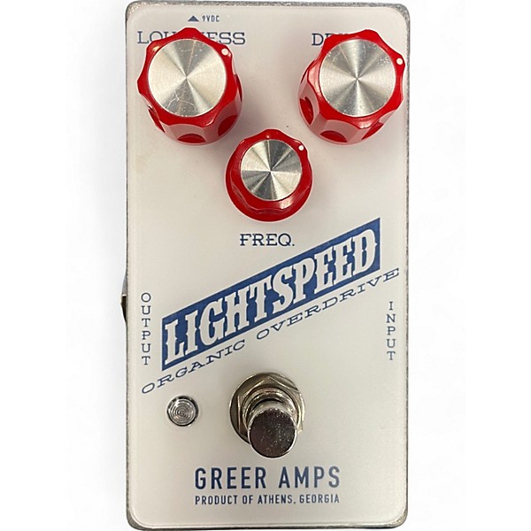 Used Greer Amplification lightspeed overdrive Effect Pedal