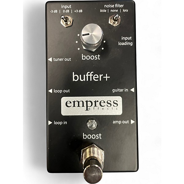 Used Empress Effects Buffer+ Analog I/O Interface with Switchable Boost Guitar Pedal