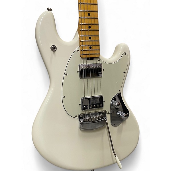 Used 2016 Ernie Ball StingRay Guitar Alpine White Solid Body Electric Guitar