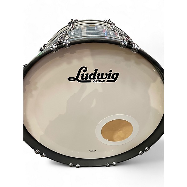 Used Ludwig 3 Piece Classic Maple Vintage Blue Oyster Drum Kit