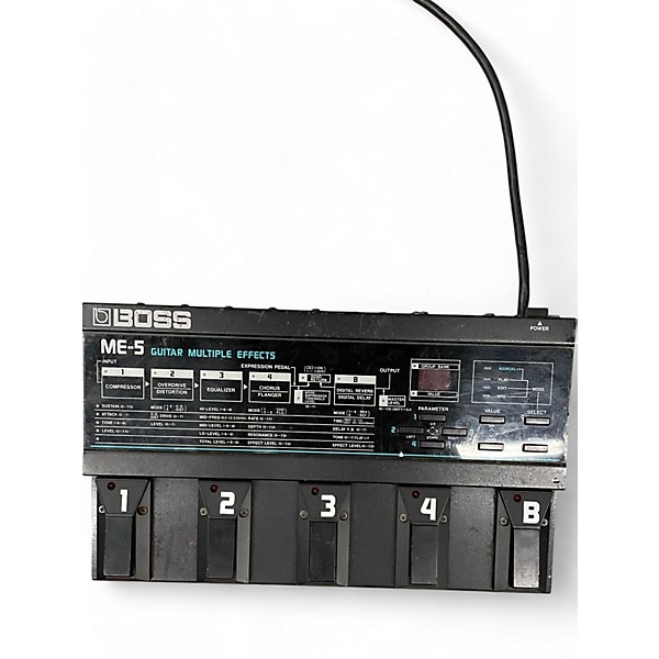 Used BOSS ME5 Guitar Multi Effect Processor