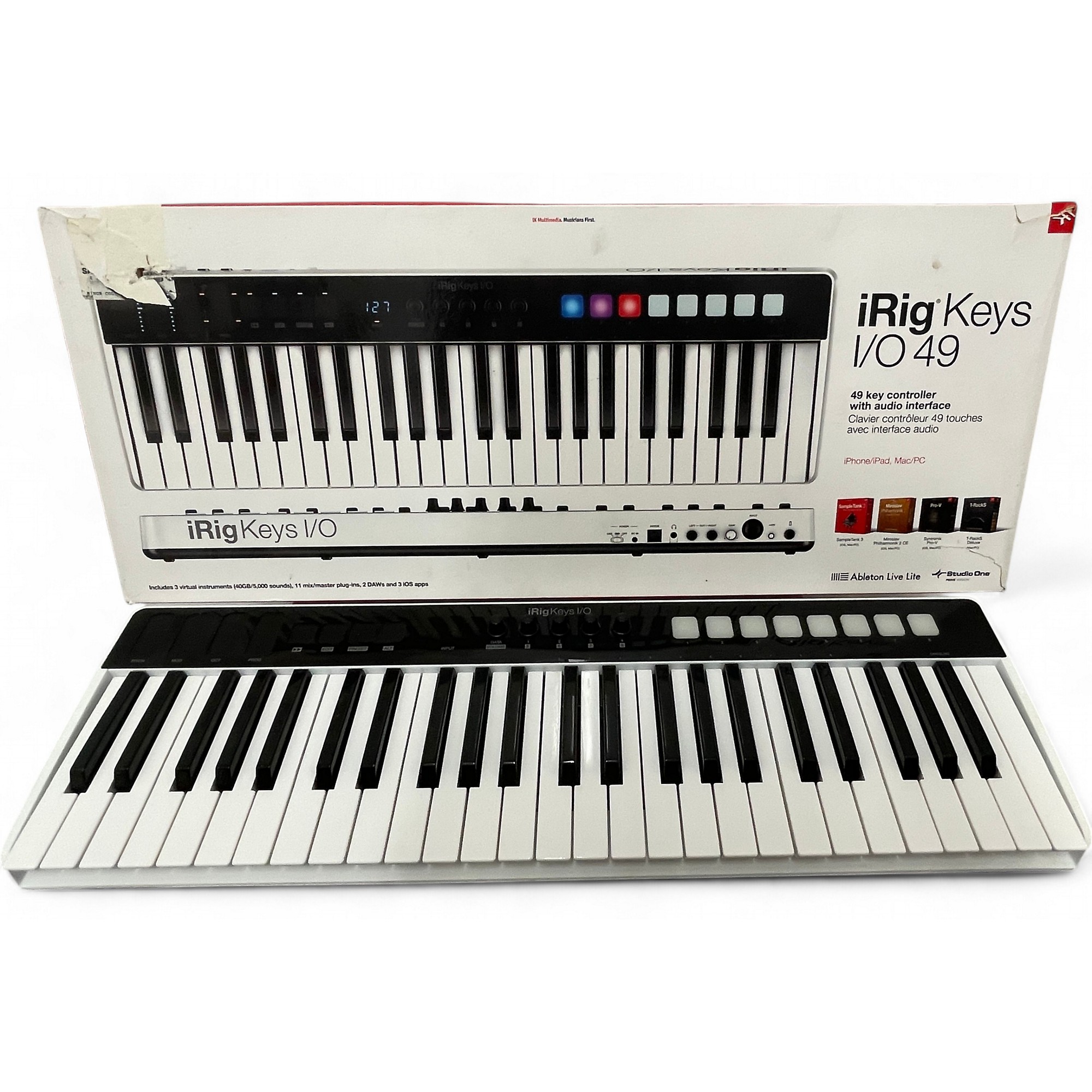 Used IK Multimedia IRIG KEYS I/O 49 MIDI Controller | Guitar Center