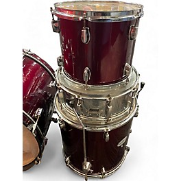 Used Hohner 4 Piece ROCKWOOD Red Drum Kit