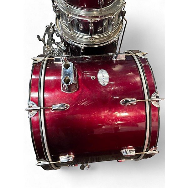 Used Hohner 4 Piece ROCKWOOD Red Drum Kit