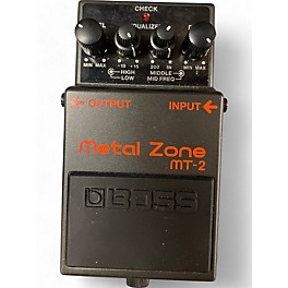 Used BOSS MT2 Metal Zone Distortion Effect Pedal