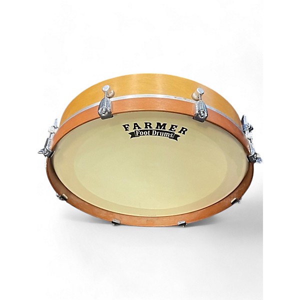 Used Farmer Foot Drum  32in bass drum  Maple Drum