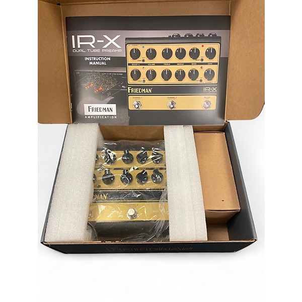 Used Friedman IR-X Dual-Tube Preamp DI+IR Dual-Channel 12AX7 Tubes Guitar Preamp