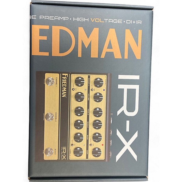 Used Friedman IR-X Dual-Tube Preamp DI+IR Dual-Channel 12AX7 Tubes Guitar Preamp