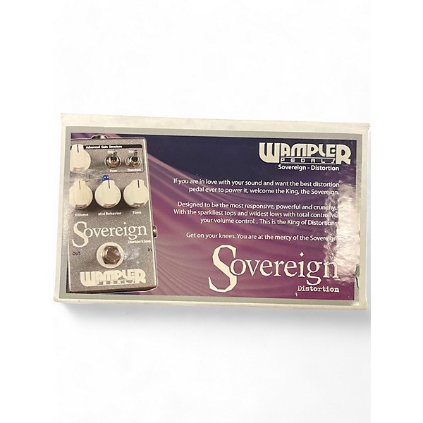 Used Wampler Sovereign Distortion Effect Pedal