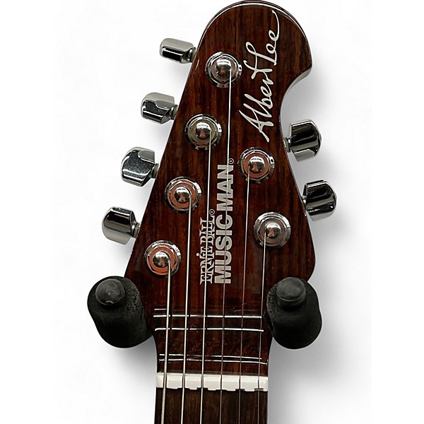 Used Ernie Ball Music Man Albert Lee Signature Tremolo Vegas Gold Solid Body Electric Guitar