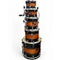 Used Mapex 6 Piece LT628S Armory Series 5-Piece Studioease Shell Pack Fast Toms Caribbean Burst Drum Kit thumbnail