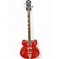 Used Eastwood Classic 4 Orange Electric Bass Guitar thumbnail