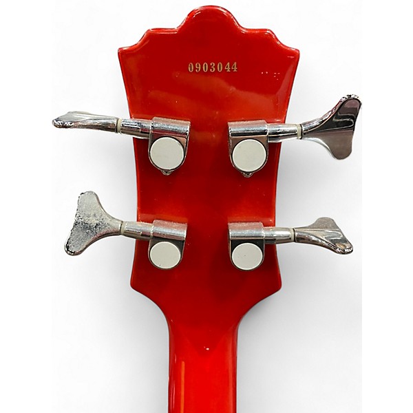 Used Eastwood Classic 4 Orange Electric Bass Guitar
