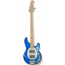 Used Sterling by Music Man Sub Series Stingray Blue Electric Bass Guitar