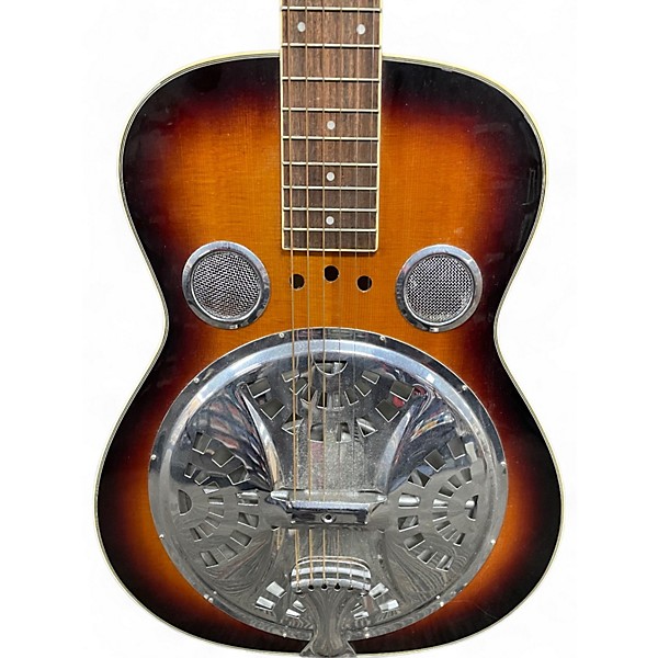 Used Morgan Monroe MSQ100 2 Tone Sunburst Resonator Guitar