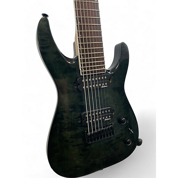 Used Jackson SlatX8Q Transparent Black Burst Solid Body Electric Guitar,New Products : American Fashion Style Bags On Sale