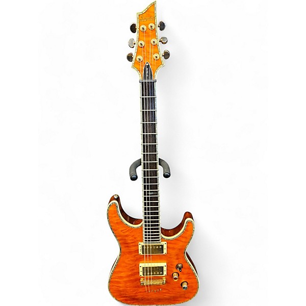 Used Schecter Guitar Research C1 ELITE Amber Solid Body Electric Guitar,New Products : American Fashion Style Bags On Sale