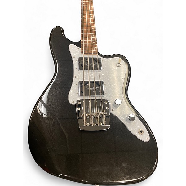 Used Squier Paranormal Rascal Bass Black Electric Bass Guitar
