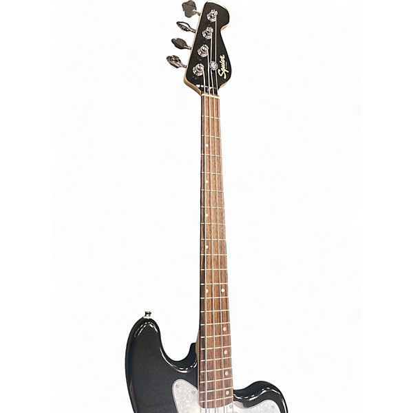 Used Squier Paranormal Rascal Bass Black Electric Bass Guitar