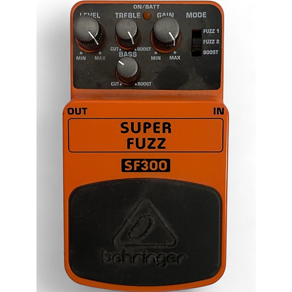 Used Behringer SF300 Super Fuzz Effect Pedal