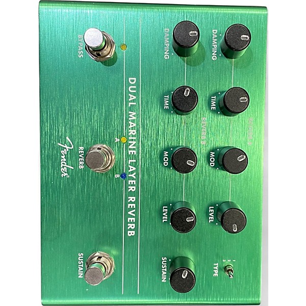 Used Fender DUAL MARINE LAYER REVERB Effect Pedal