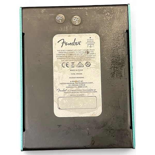 Used Fender BUBBLER CHORUS Effect Pedal