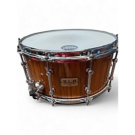 Used TAMA 14X7 S.L.P. Limited-Edition G-Maple Gloss Natural Zebrawood Drum