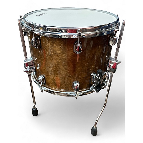 Used TAMA 14X10 S.L.P. Duo Birch Transparent Mocha Drum