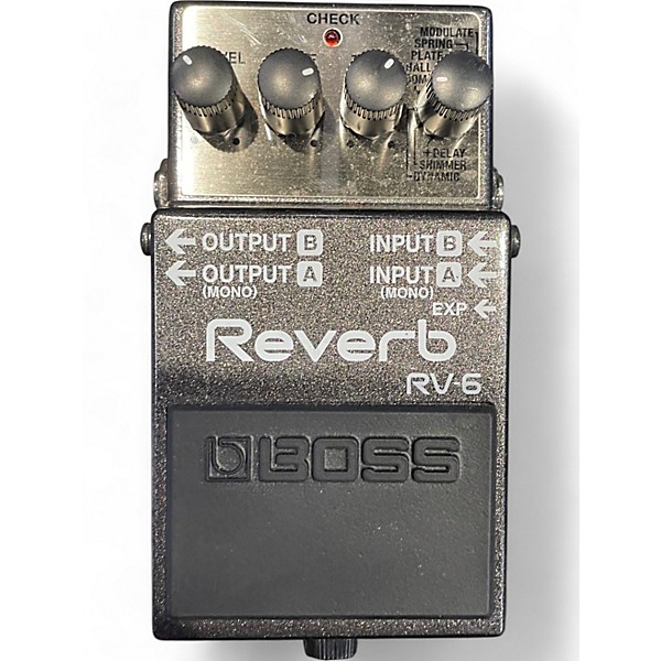 Used BOSS RV6 Digital Reverb Effect Pedal