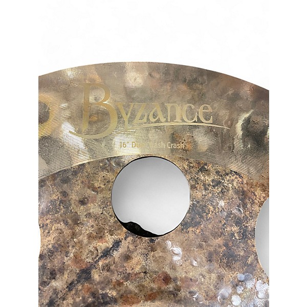 Used MEINL 16in BYZANCE DUAL TRASH CRASH Cymbal