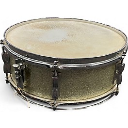 Vintage 2020 Ludwig 14X5 Classic Jazz Festival Snare GOLD SPARKLE Drum