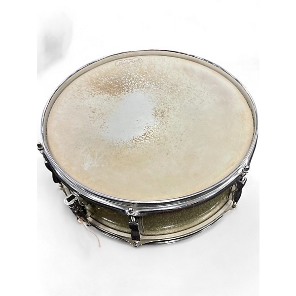 Vintage 2020 Ludwig 14X5 Classic Jazz Festival Snare GOLD SPARKLE Drum