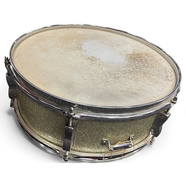 Vintage 2020 Ludwig 14X5 Classic Jazz Festival Snare GOLD SPARKLE Drum